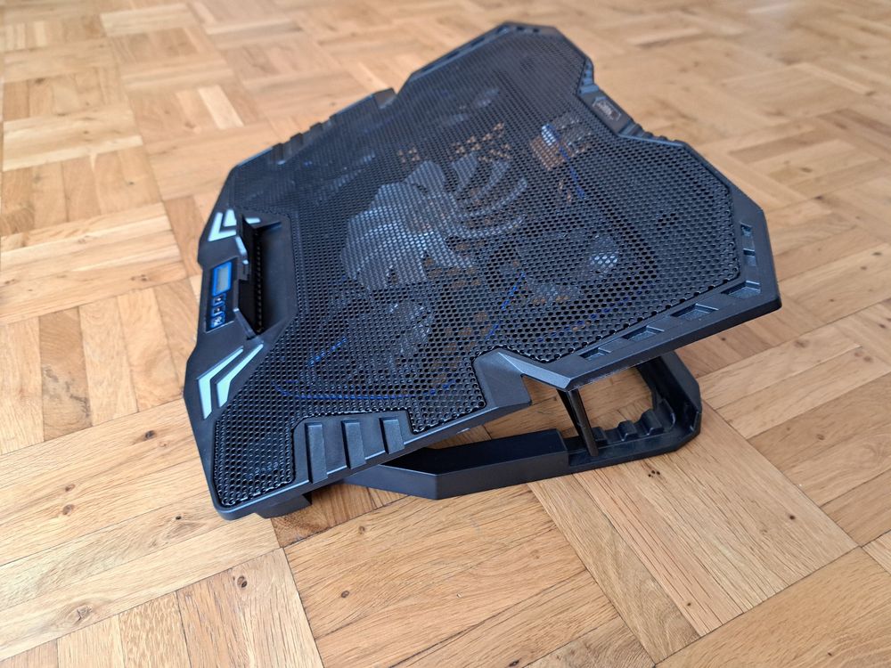 Callstel Laptopkühlung: Notebook-Kühler Bis 35,6 Cm (14"), 2 Ventilatoren,Versandrückläufer (Coolerpad