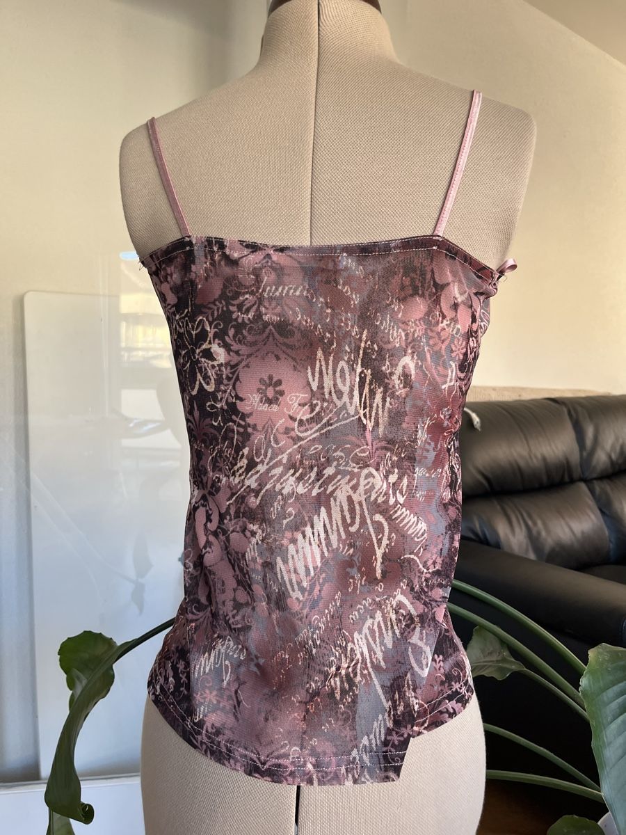 Tops: Cache Cache Y2K mesh top print top – Gebraucht aus Lausanne von Lillielillie 1