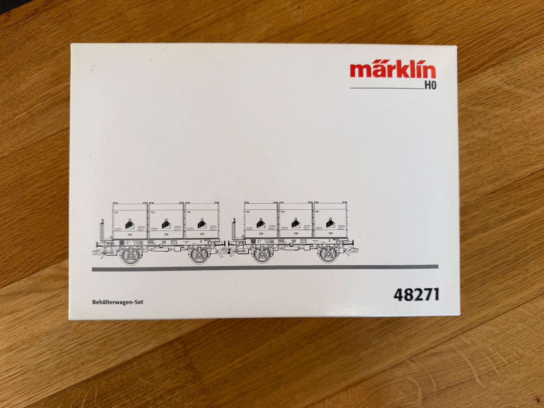Märklin Modelleisenbahnen: Märklin 48271 Set - 2 Behälterwagen – Gebraucht aus hünenberg See von Dpch 1