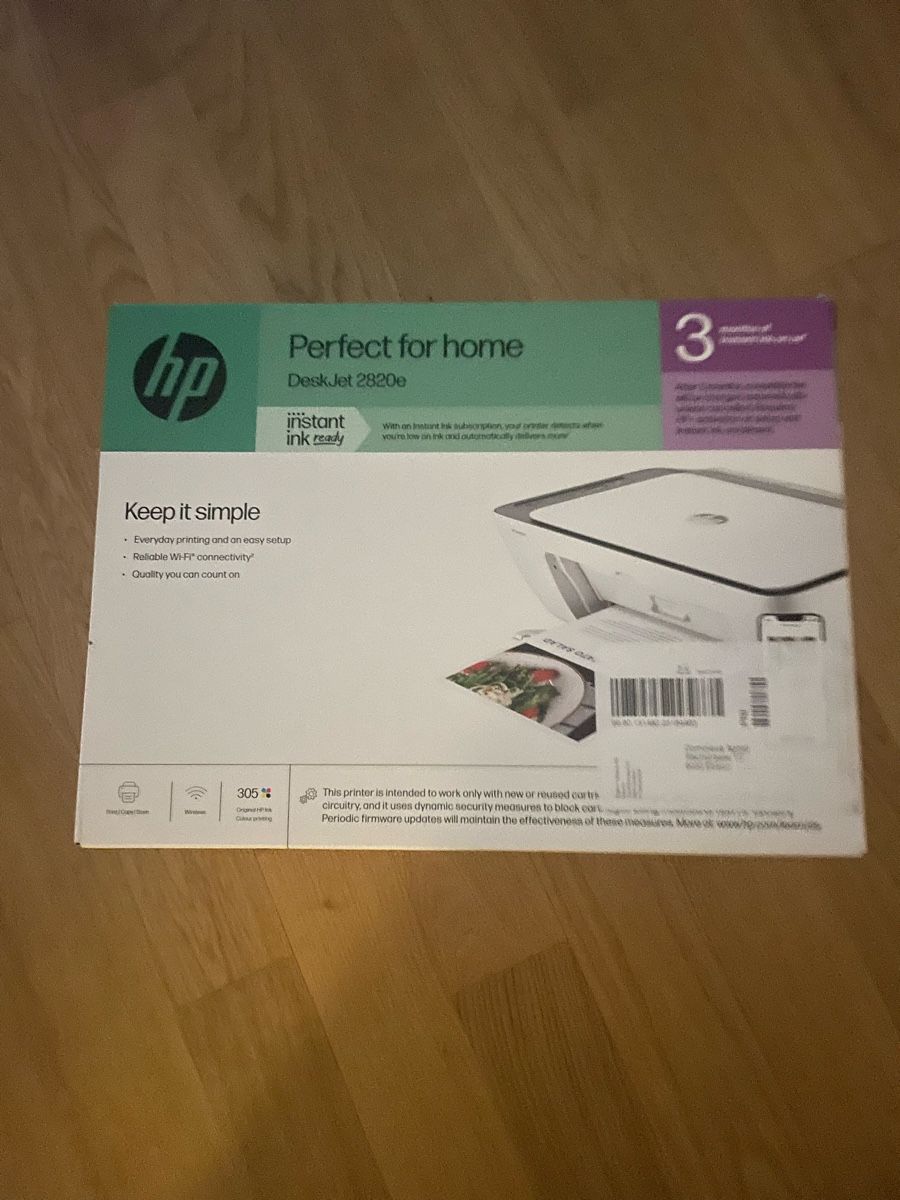 Hewlett Packard Stampanti: HP DeskJet 2820e – Nuovo e nell'imballaggio originale da Ebikon venduto da Blueairoplane