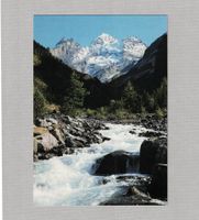 AK Kandersteg gelaufen Bahnstationsstempel BLS Bf Kandersteg