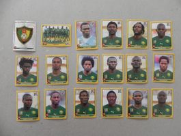 Panini Fussball WM Südafrika  2010 Cameroun 18 Stk. 391- 409