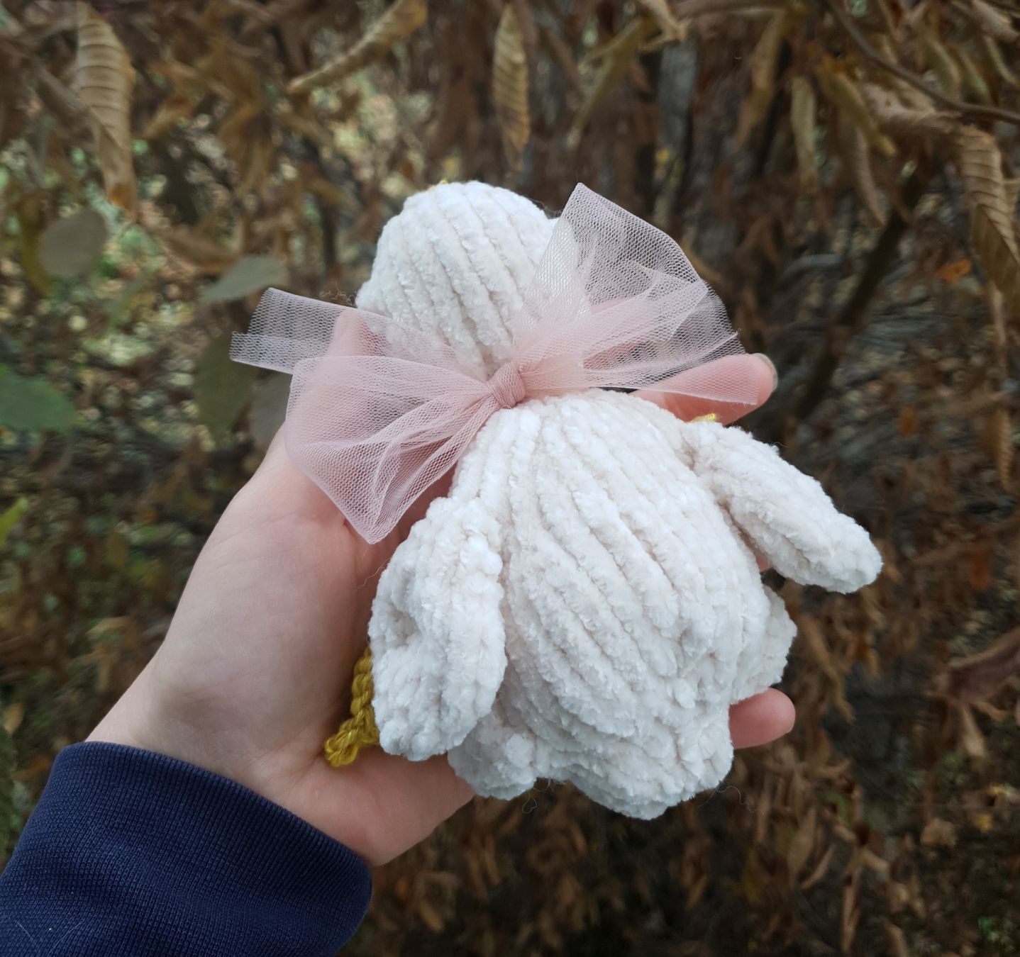 Tutte le decorazioni: Handgestrickten Gans OOAK Dekor circa 16 cm – Nuovo (secondo la descrizione) da Gelterkinden venduto da Macrameed 4