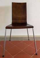 6 INTERIO  Stühle Holz Nussbaum Design- 6er Set
