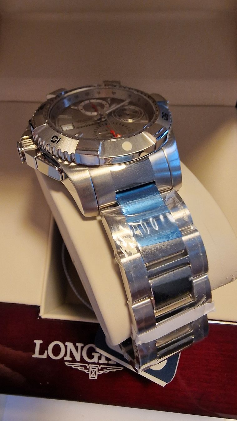 Longines Orologi: Longines HydroConquest Automatic Chronograph. JAMAIS PORTEE – Nuovo e nell'imballaggio originale da Bassins venduto da Rooikat7 3