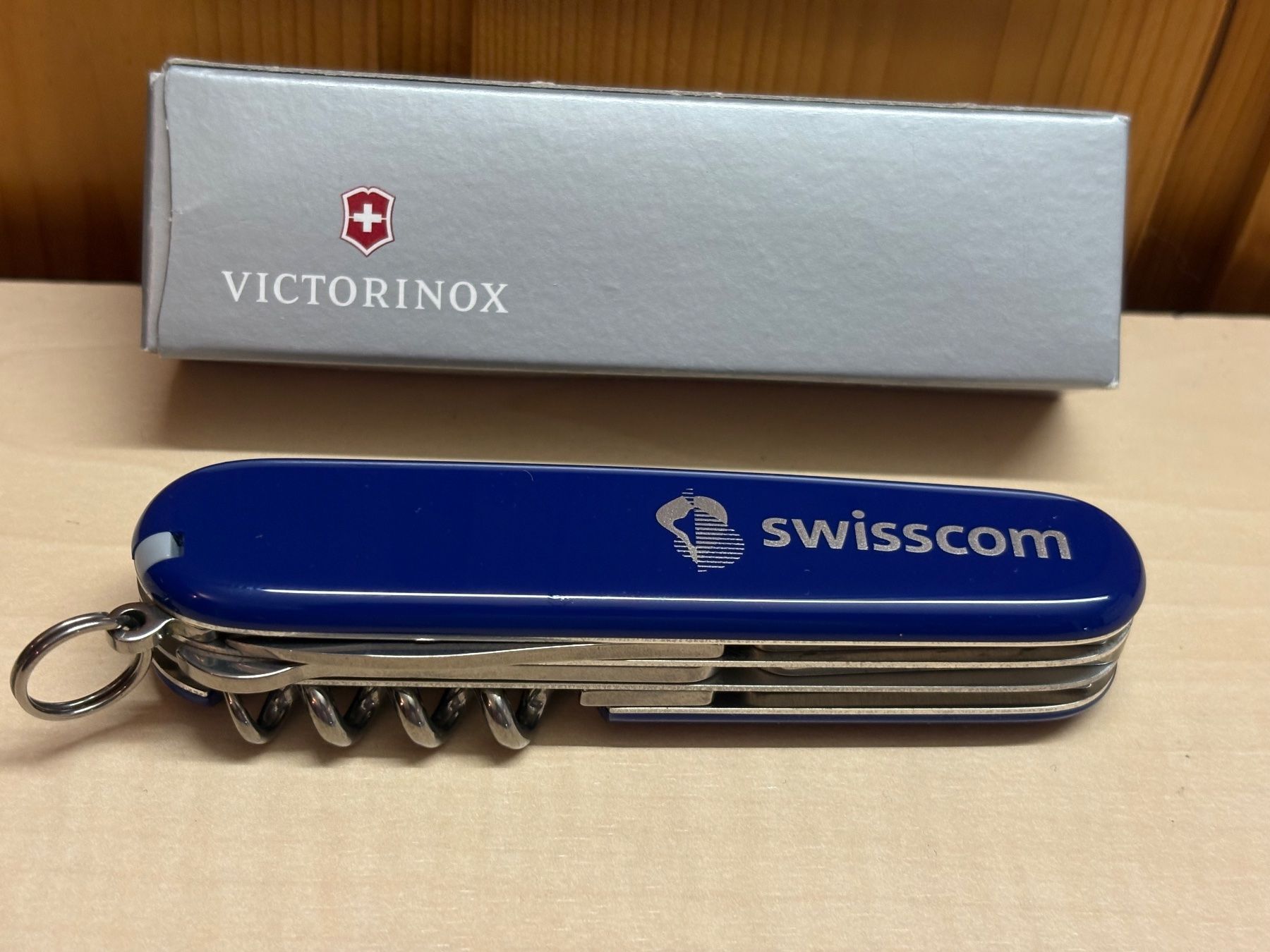 Victorinox Coltelli tascabile: Victorinox Sackmesser Climber / Swisscom – Nuovo e nell'imballaggio originale da Rümligen venduto da Sibill