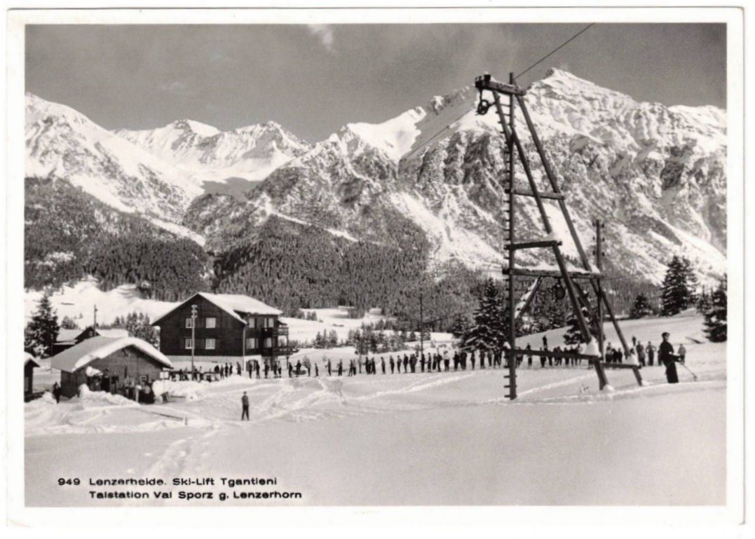 Cartoline postali: Lenzerheide - Skilift Tgantieni – Usato da Binningen venduto da Mountainrider
