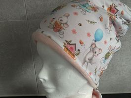 Maus Fleece Beanie, Mütze, Kappe, Ökotex, Gr. 48 NEU