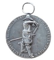 Schützenmedaille Thurgauisches Kantonalschützenfest 1948