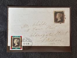 Enveloppe timbrée Liechtenstein - Londres 1990