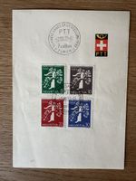 Schweiz - 1939 Landesausstellung italienisch 236-239 auf PTT