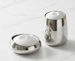 Georg Jensen HELENA Sugar Bowl & Creamer Set | Helena Rohner