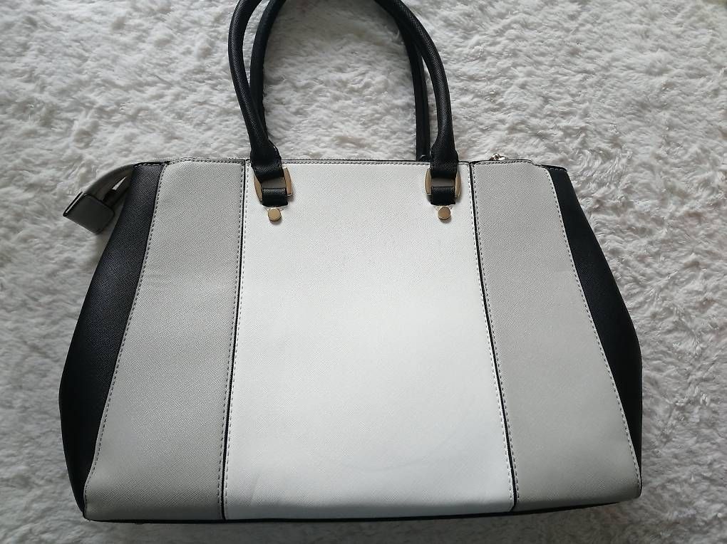 Borse da donna: Handtasche schwarz/grau/weiss – Usato da Schaffhausen venduto da Sommerwind67 1