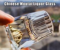 Luxury Crystal Glass Vodka Glass Sake Shochu Glass Bar Bulle