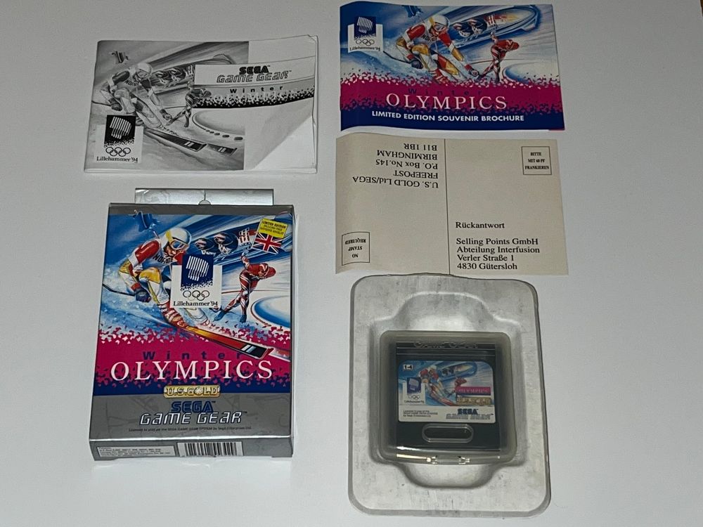 SEGA Game Gear - Winter Olympics - Limited Edition Souvenir