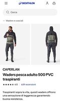 CAPERLAN waders pesca 