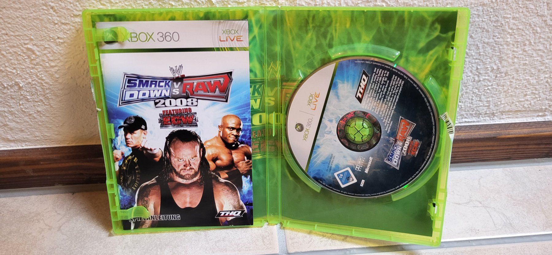 Microsoft Giochi: Xbox 360 Spiel - WWE Smack Down vs Raw 2008 – Usato da Münsingen venduto da Heroism2010 2
