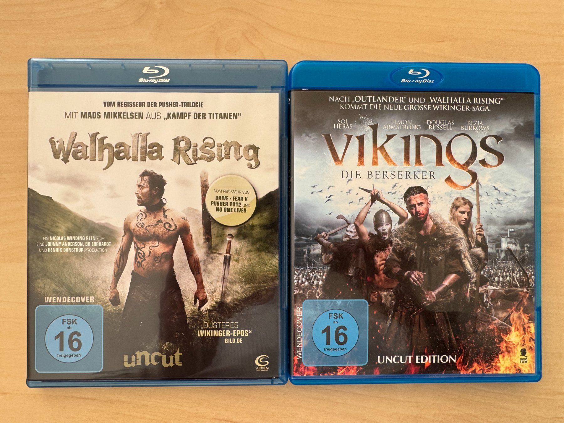 Tutti i DVDs: Blu-Ray Walhalla Rising + Vikings Die Berserker – Usato da Männedorf venduto da LTMCS