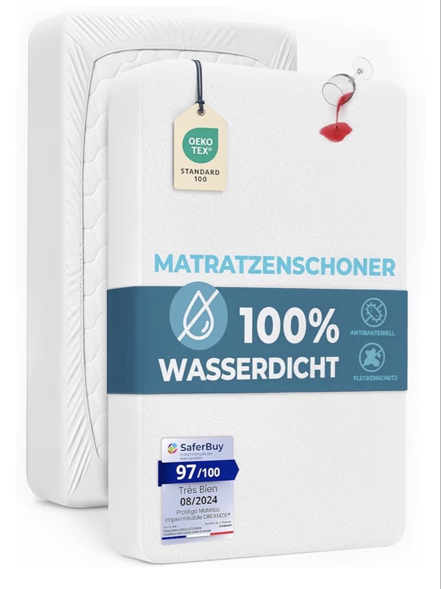 Biancheria da letto: 2 x Matratzenschoner 120x200 – Usato da Chur venduto da DDC17