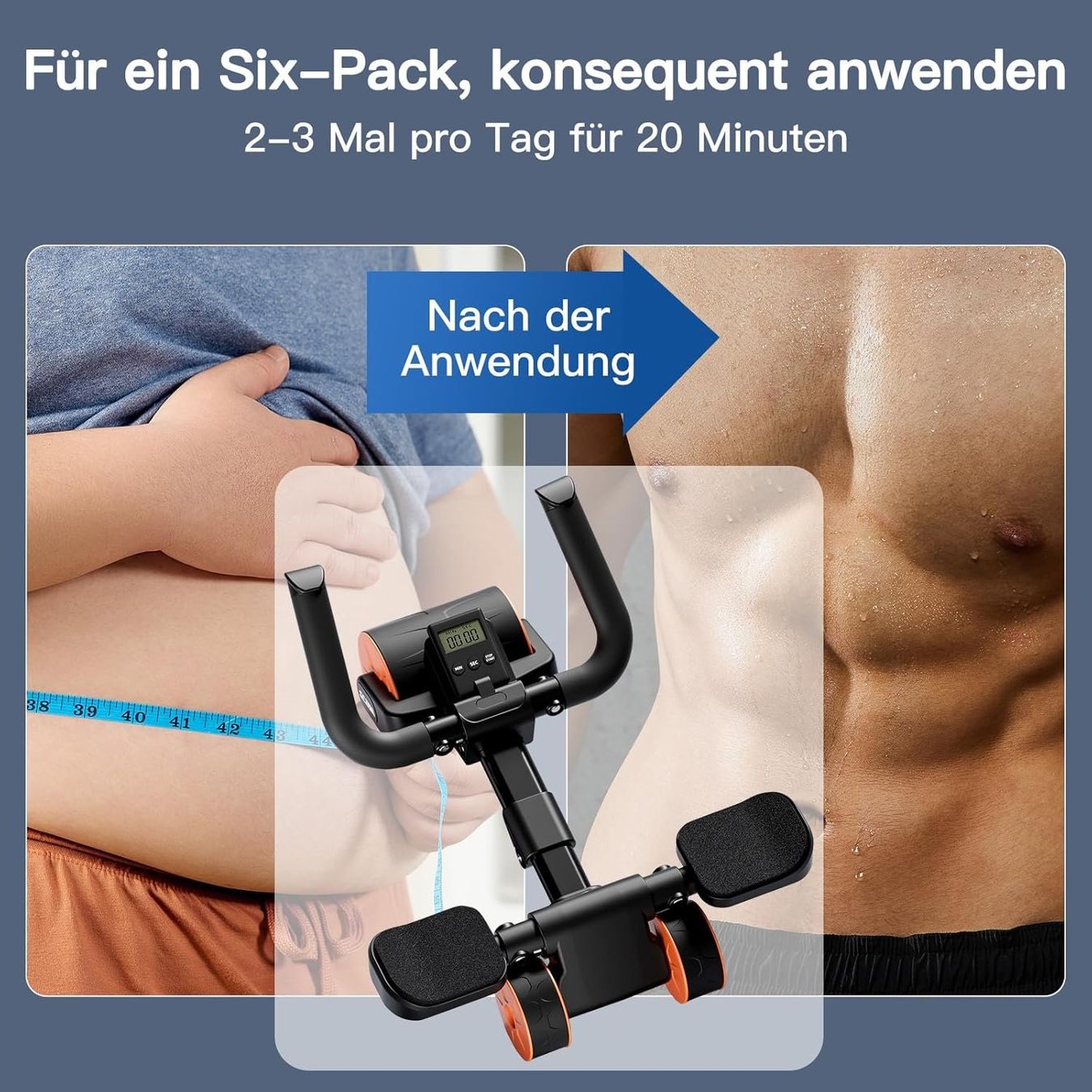 Hometrainer: Bauchrad Automatisches Rebound Ab Roller Core Training – Neu und originalverpackt aus St. Gallen von sch_zsz7 5