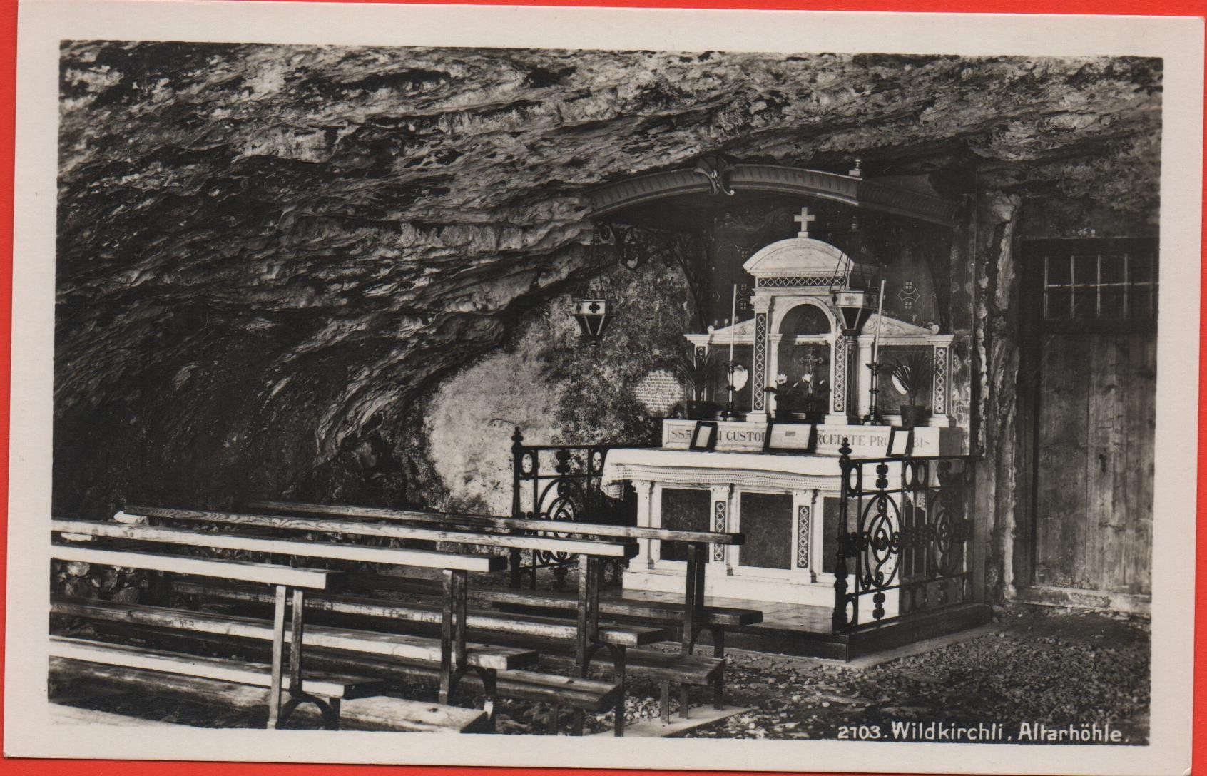 Cartoline postali: AESCHER Wildkirchli – Nuovo (secondo la descrizione) da Jona venduto da philajona