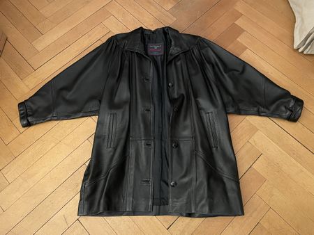 Giacca vintage in vera pelle