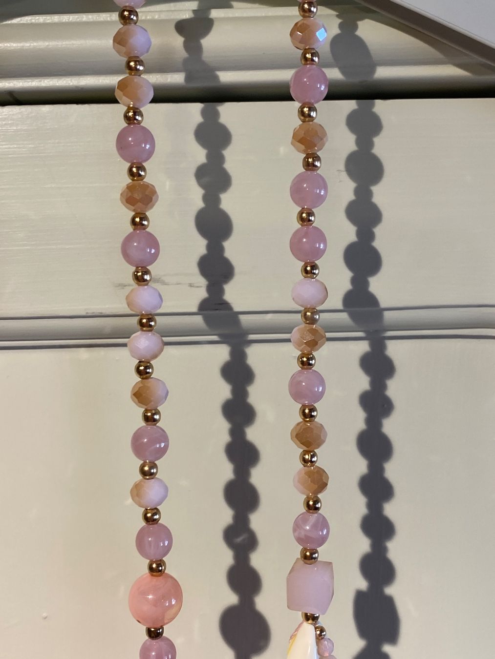 Ketten: PERLEN HALSKETTE LANG,ROSA,MODESCHMUCK – Neu und originalverpackt aus Meienried von ManuelaBoutique 5