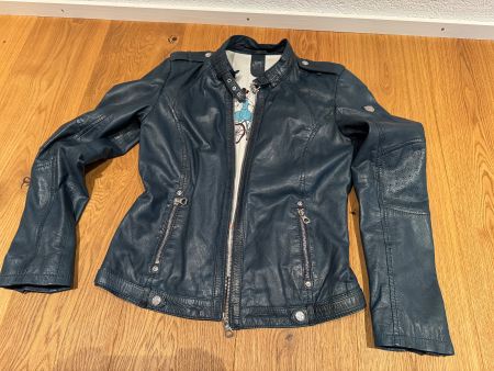 Gipsy Lederjacke Grösse S, Farbe petrol