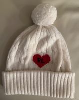 Polo Ralph Lauren Hut Mütze Cap Damen Weiss Wolle neuwetig