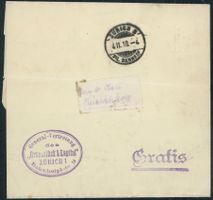1908 - Ganzsache - Streifband - Albino - EF - Tellknabe