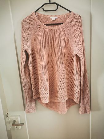 H&M Strickpullover, altrosa, Gr. M, ideal für den Frühling