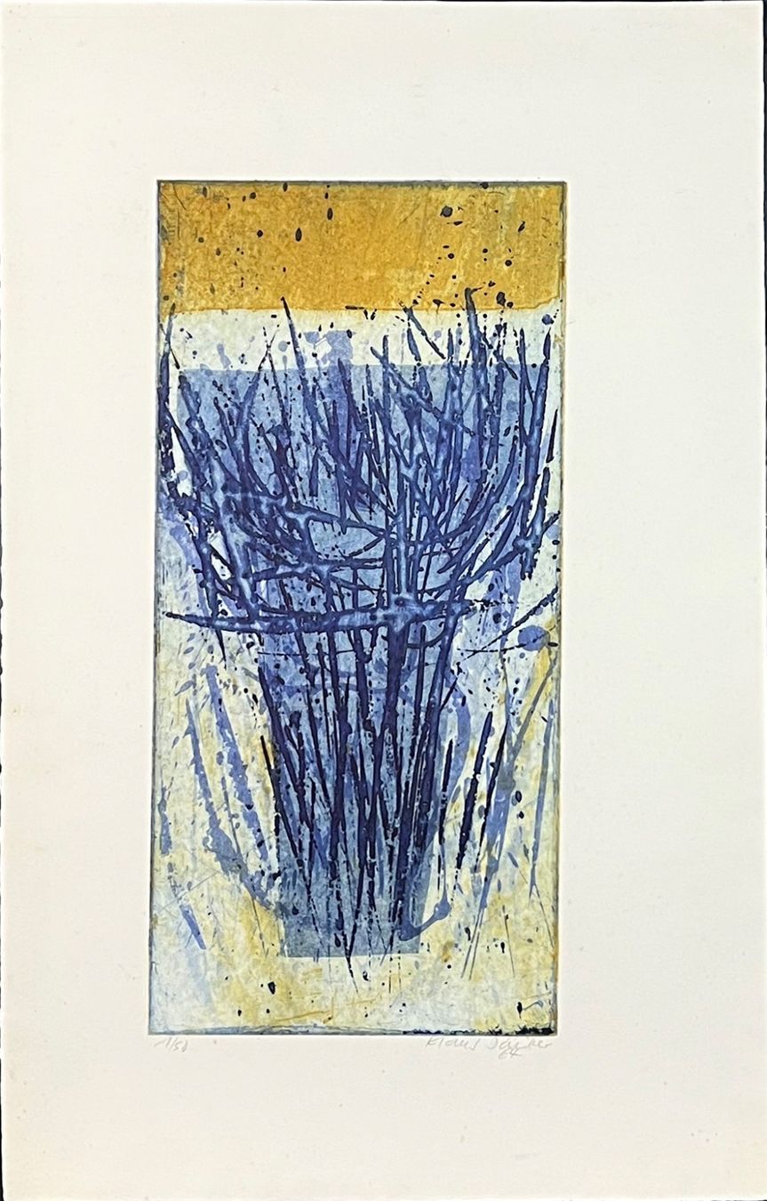 Dipinti: Klaus Däniker. Stillleben, 1964. Farbradierung. – Usato da Zumikon venduto da tesoro8853