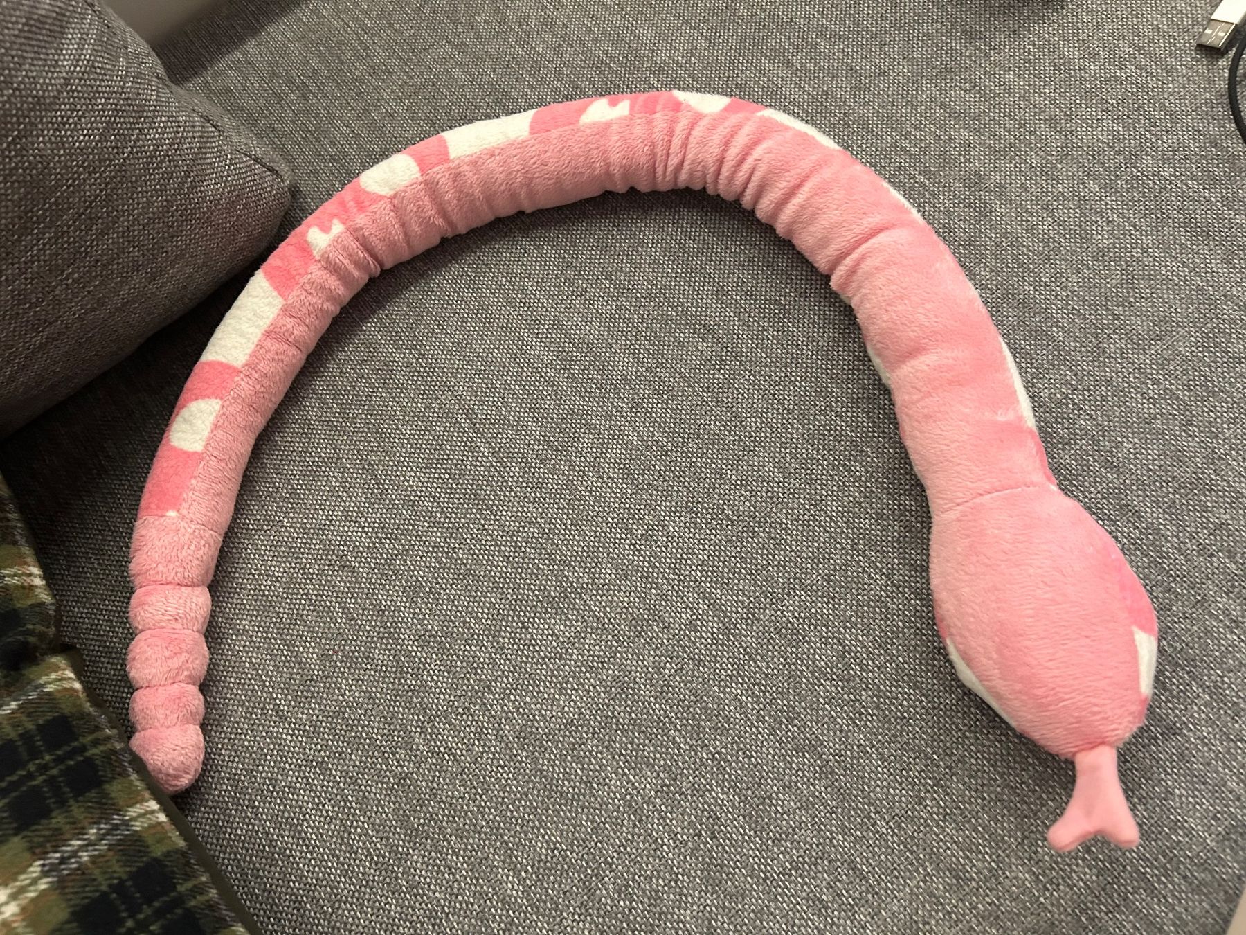 Spielzeuge: Schlange pink Kuscheltier – Neu (gemäss Beschreibung) aus Wabern von belka72 2