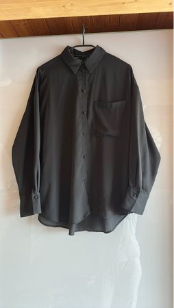 Zara Bluse schwarz langarm Grösse XS neuwertiger Zustand