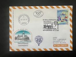 1995 93. Ballonpost Österreich  Erstag Gmunden  (G860)