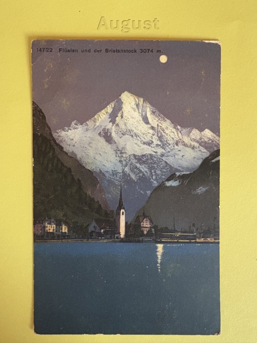 Cartoline postali: AK von Flüelen / Bristenstock – Usato da Rümlang venduto da Kartenpost1