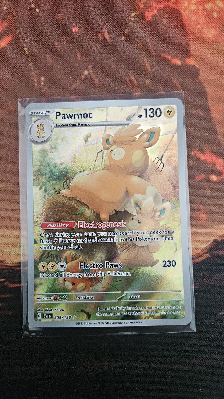 Pokémon Carte collezionabili: pawmot 209/198 – Nuovo (secondo la descrizione) da Castel San Pietro venduto da pie_k8j6