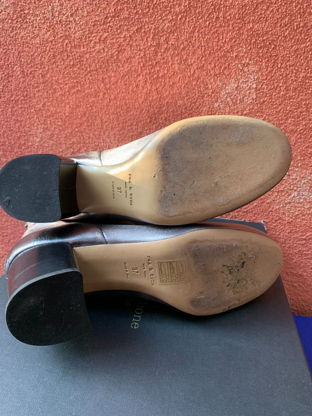 Scarpe da donna: RAG and BONE: OVP - Silberfarbene Stiefelette, 37, NP 525.00 – Nuovo (secondo la descrizione) da Luzern venduto da paulablue 8