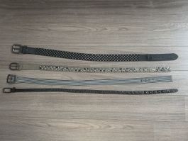 4 Stk. Damen Gürtel Set Gr. 85