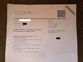 4 bon d'entrées pour aquaparc 