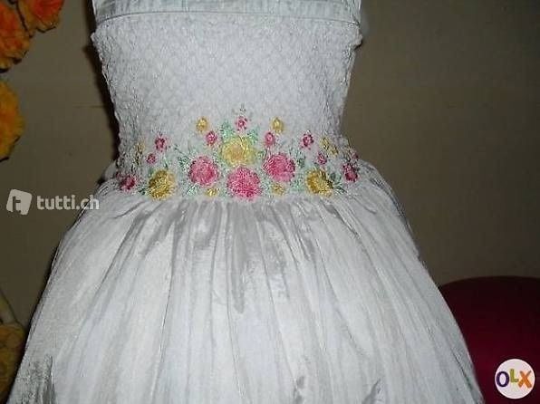 Vestiti & Gonne: Taft Festliche Blumenmädchen Party Kleid – Nuovo e nell'imballaggio originale da Uster venduto da BellaBimbaQ 2
