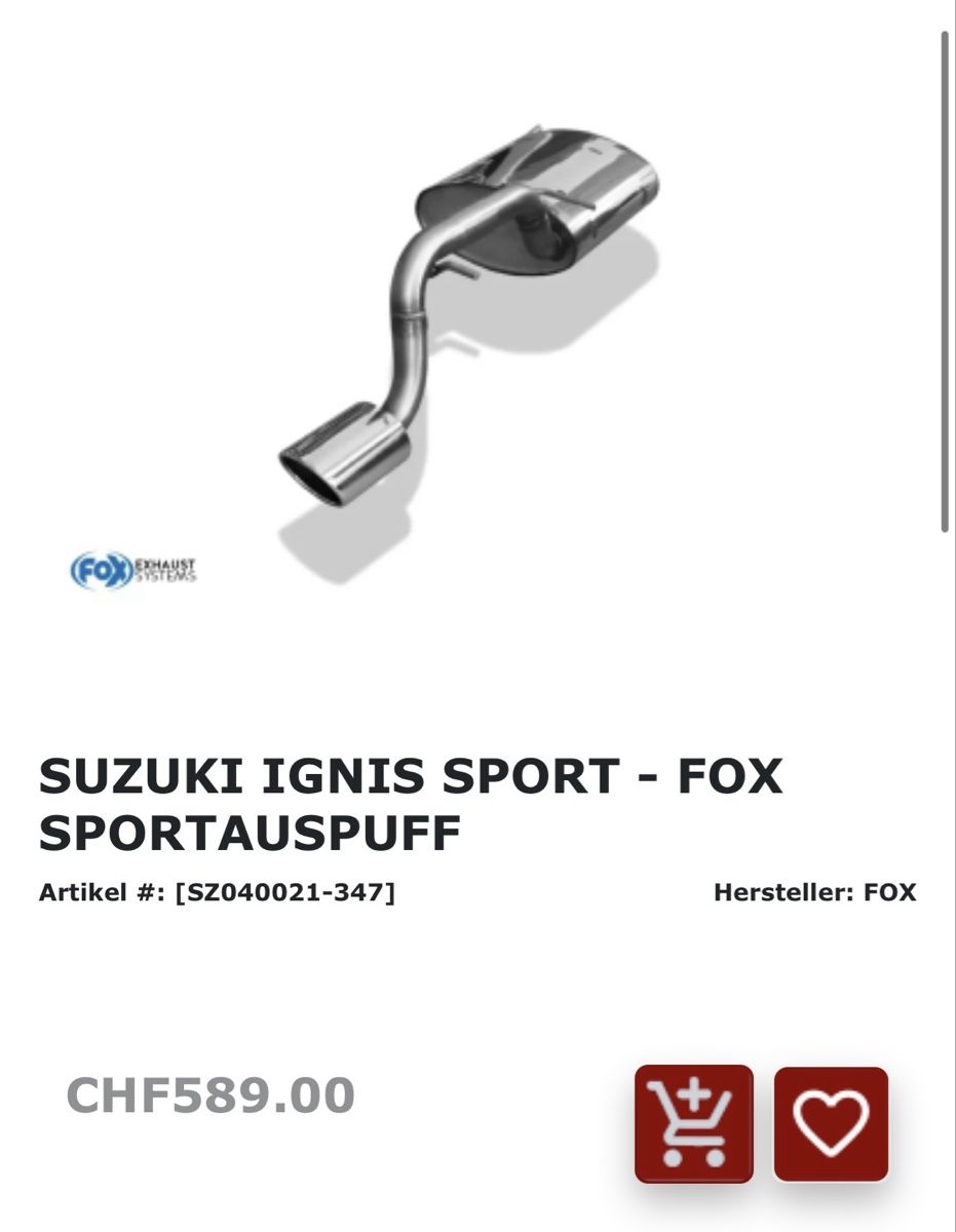 Suzuki Autos: Suzuki Ignis Sport – Défectueux à Genève par Kevin20246 2
