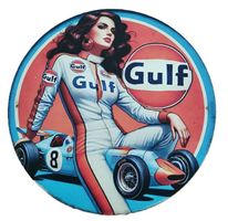 GULF Racing - Blechschild  (neu/OVP)