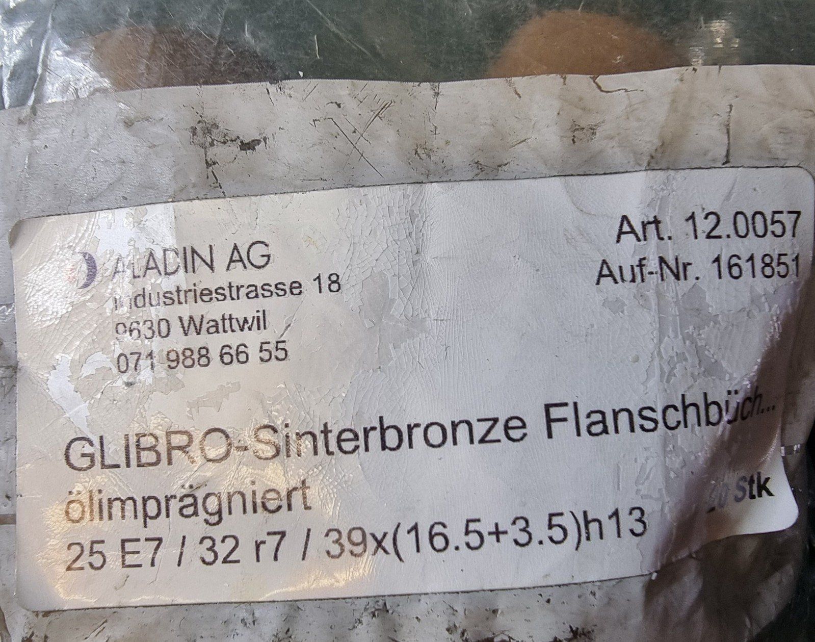 Tutti gli attrezzi: GLIBRO-Sinterbronze Flanschbuchsen, 20 Stk – Usato da Zuzgen venduto da ricard11 1