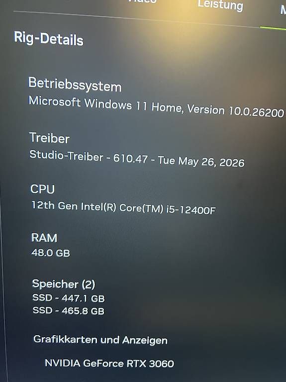 Nvidia PC: Gaming Pc RAM 48GB VRAM 12GB – Usato da Basel venduto da zar_792n 3
