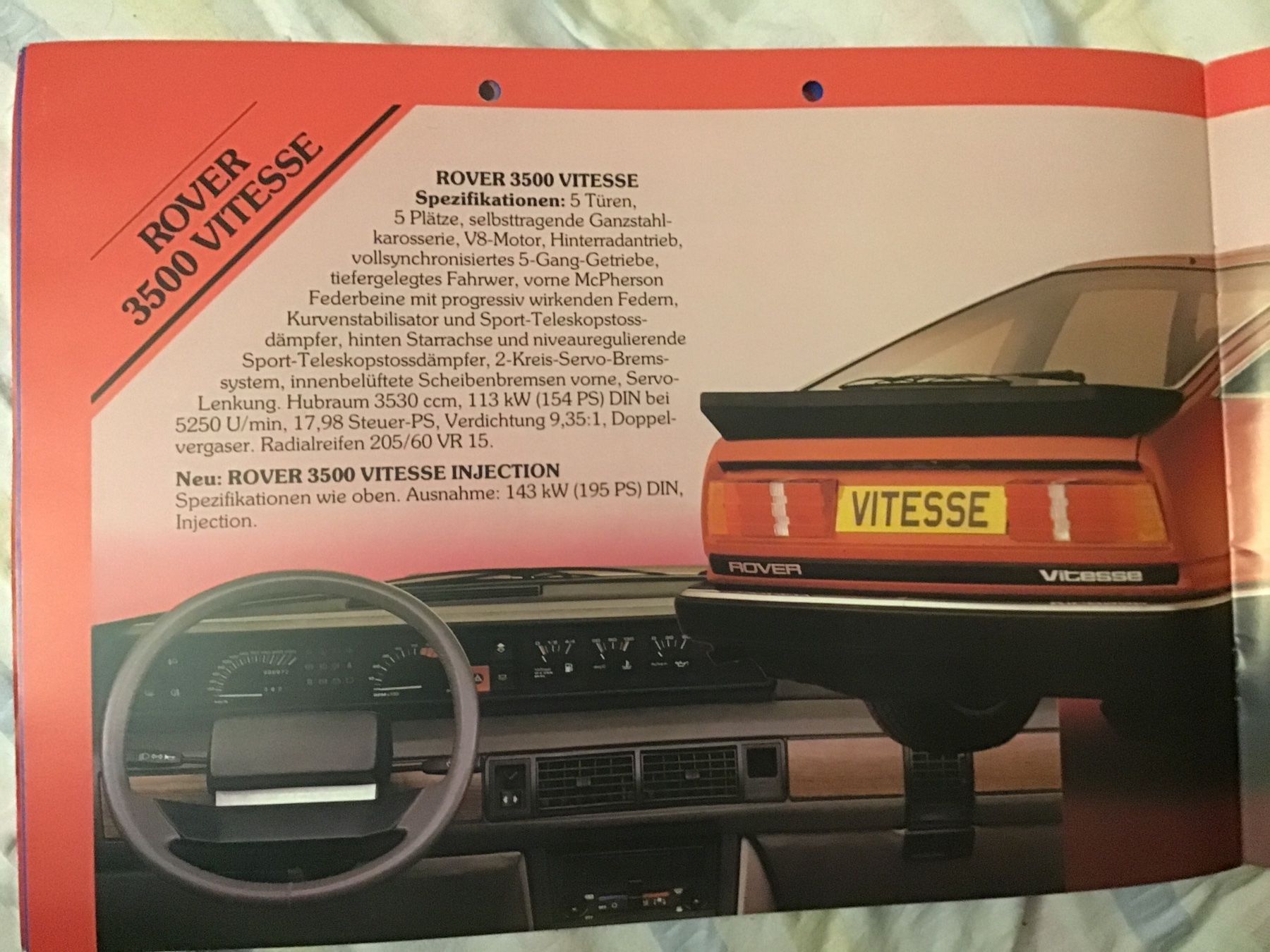 Austin Documenti: Austin Rover Programm Prospekt 1984 – Usato da Scherzingen venduto da Starseller62 5