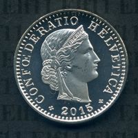 CHF___0.20 2015 stgl * nigelnagelneu! 20 Rappen