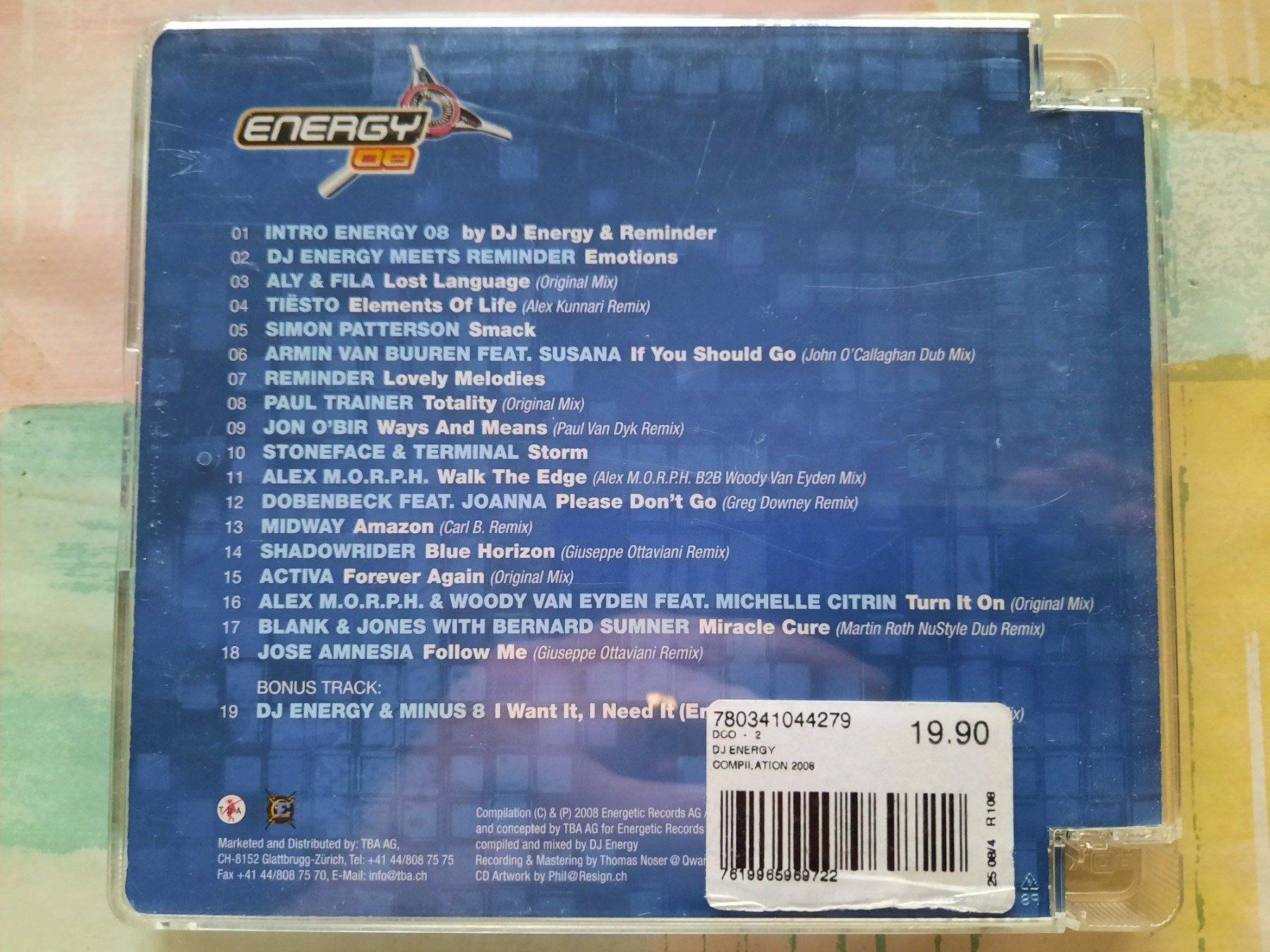 CD: CD Trance Energy 08 - DJ Energy – Usato da Pully venduto da bro_n52j 1