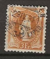 CH072a - Helvetia debout 72a obl. 1891