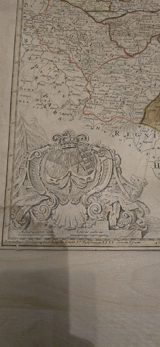 Cartine & Atlanti: Ancienne carte 1750 Pologne – Usato da Martigny venduto da pivert03 2